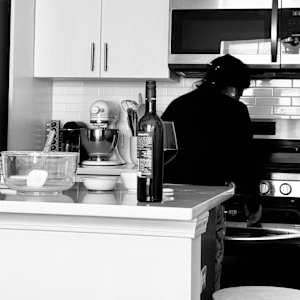 Cooking class, Spanish manchego cheesecake - series by Denita Benyshek, Image 2.