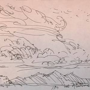 Series: Canyon de Chelly, Arizona, and New Mexico, drawings by Denita Benyshek 