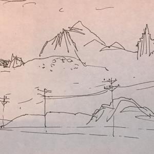 Series: Canyon de Chelly, Arizona, and New Mexico, drawings by Denita Benyshek 