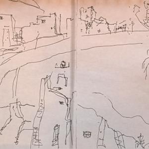 Series: Canyon de Chelly, Arizona, and New Mexico, drawings by Denita Benyshek 