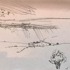 Series: Canyon de Chelly, Arizona, and New Mexico, drawings by Denita Benyshek 