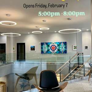 On the Day You Were Born by Denita Benyshek  Image: Artwork exhibited at The Commerce Club in The National, Wichita, Kansas. 