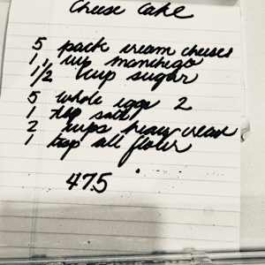 Cooking class, Spanish manchego cheesecake - series by Denita Benyshek, Image 5.