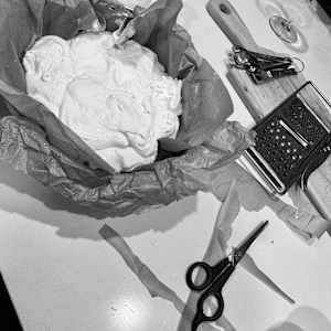 Cooking class, Spanish manchego cheesecake - series by Denita Benyshek, Image 8.