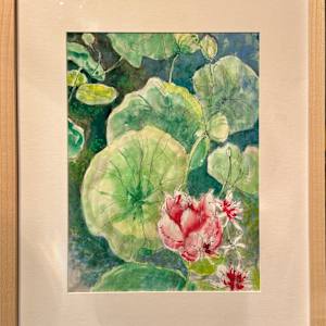 Botanica Gardens 6, Red Lotus by Denita Benyshek 