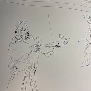 Series: Isabelle de Borchgrave exhibit at Wichita Art Museum by Denita Benyshek  Image: Introducing Wichita Ballet performance at Wichita Art Museum dinner
