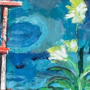 Night Garden 16: Brief Lives of Artists - work in process by Denita Benyshek, Image 12.