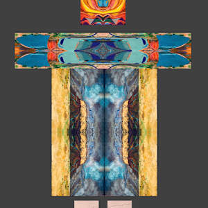 Radiant Being 5: Fire in the Canyon (work in progress) by Denita Benyshek, Image 1.