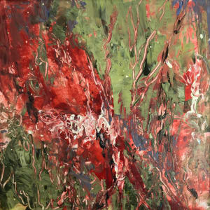 Red Trees by Karen Blacklock 
