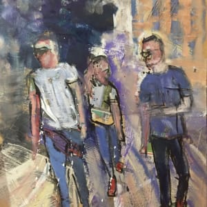 Walking figures by Karen Blacklock