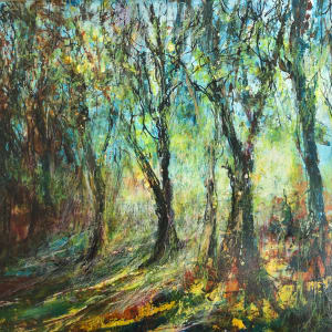 Bright woodland by Karen Blacklock 