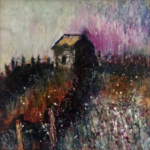 Barn at Scar House Reservoir by Karen Blacklock 