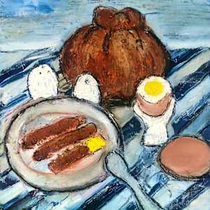 Eggy soldier by Karen Blacklock 