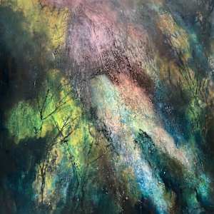 Woodland waterfall by Karen Blacklock 