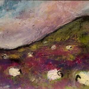 Moorland Sheep II by Karen Blacklock 