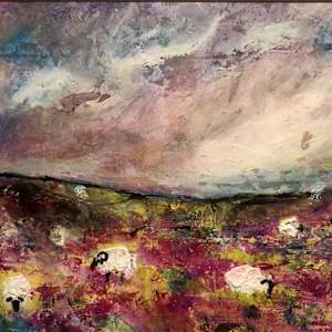 Moorland Sheep I by Karen Blacklock 
