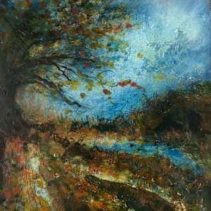 Autumn field by Karen Blacklock  Image: now autumn final painting