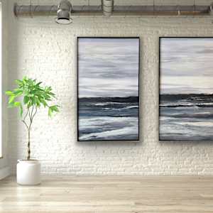 Mystic Sea North and South.     Set of Two 1/25 by Una Paris