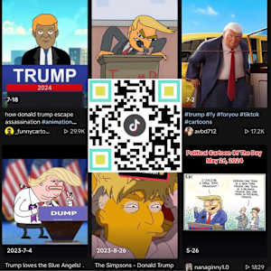 QR Election/Selection/Collection by G.H. Hovagimyan  Image: Trump Simpsons