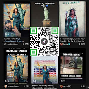 QR Election/Selection/Collection by G.H. Hovagimyan  Image: Statue of Librerty