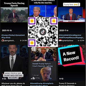 QR Election/Selection/Collection by G.H. Hovagimyan  Image: Trump Farting