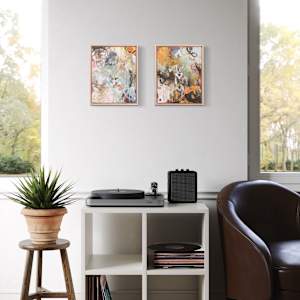 Rhyme & Reason (diptych) by Tricia Caracappa 