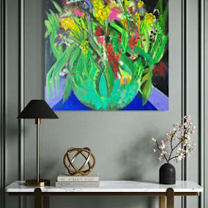 Still Life with Mother's Vase by Dyan Rosenberg 