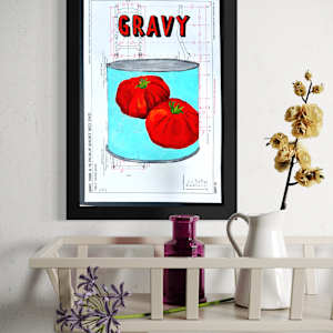Gravy / 2 Big Tomatoes / Blue by Jennie Carr 
