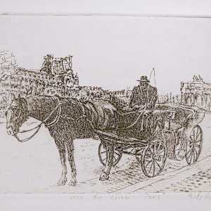 Near the Louvre - Paris by Betty Guy, Image 1.