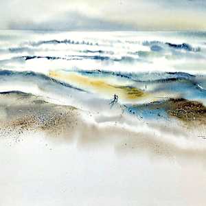 The Pacific at San Francisco Saturday by Betty Guy