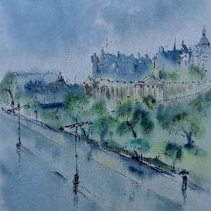 Edinburgh Princes St Scotland by Betty Guy, Image 1.