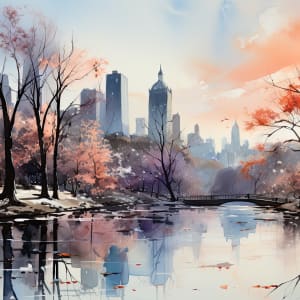 Central Park by Gilda Kent