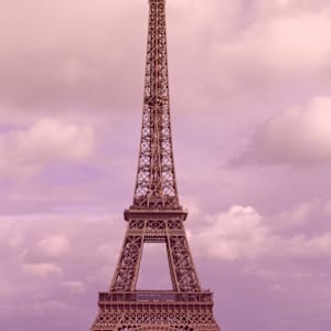Pink Eiffel Tower No. 1 by Wren Woodward Sarrow, Image 1.