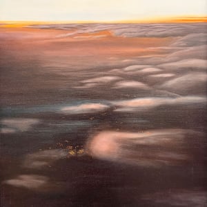 Curvature: Sunset from an Airplane by Wren Woodward Sarrow