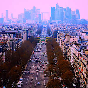 Grande Arch de la Defense, Paris (Ave Charles de Gaulle) by Wren Woodward Sarrow, Image 1.