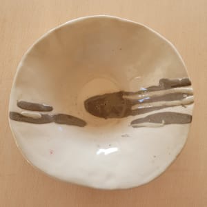 Horizons - pair of bowls by Philippa Mollet  Image: Horizon II - front