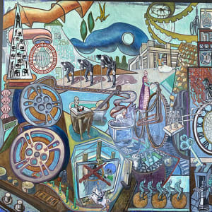 PANORAMA SURRÉALISTE DU PROCESSUS D'ACCÉLÉRATION by Marc FERRERO, Image 1.