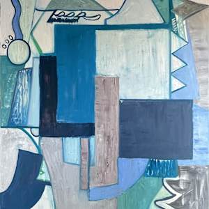 ABSTRACT BANKSTER BLUE by Marc FERRERO, Image 2.