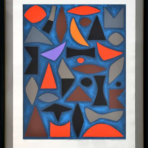 John Coburn - Night Celebration 1991 Ed 15 of 75 by John Coburn  Image: Night Celebration (Framed)