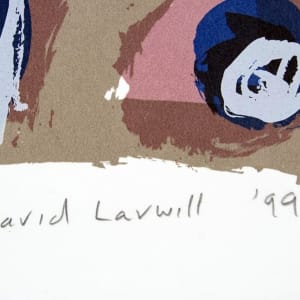 David Larwill - Waiving Boy (Winter) 1999, Silkscreen Ed. 2 of 72 by David Larwill  Image: Signature