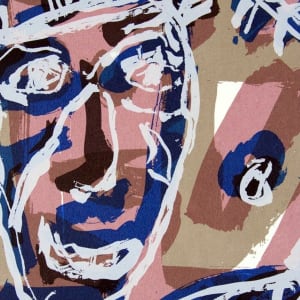 David Larwill - Waiving Boy (Winter) 1999, Silkscreen Ed. 2 of 72 by David Larwill  Image: Detail