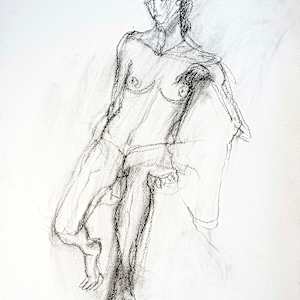 Model Posing #1 by Ruth Aizuss Migdal, Image 3.