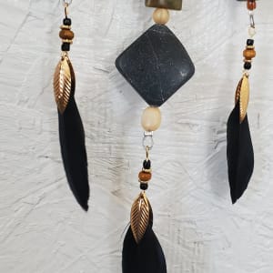 Earth Tone Spirit-Catcher by Hayley Kathleen Burton 