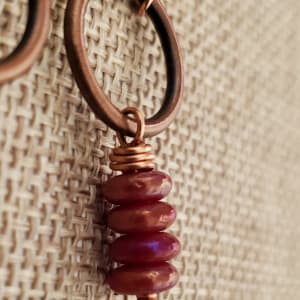 Raspberry Copper Butterfly by Hayley Kathleen Burton 