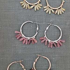 Wild Feather Wind Mauve by Hayley Kathleen Burton 