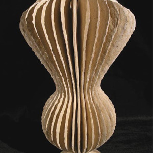 White Cream Goblet Form by Ursula Morley Price