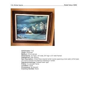 "WINTER SCENE" by Fj Garland 