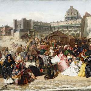 "Life at the Sea-Side, Ramsgate 1854" by William Powell Firth, C. W. Sharpe   Engraver 