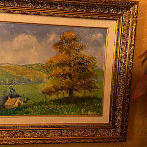 Le Chateaunier du Mont Aigu by Paul-Emile Pissarro 