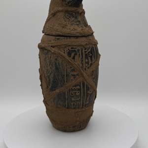 Egyptian God Horace Canopic Vessel 300 BC 